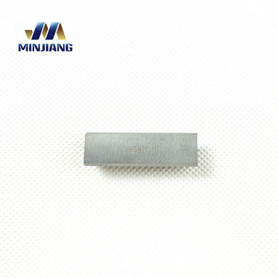 Blades de fente de papier inserts de carbure de tungstène pour filtrage dans les équipements mécaniques