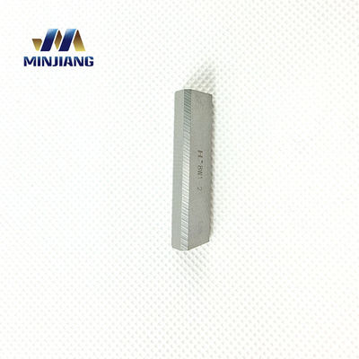 Blades de fente de papier inserts de carbure de tungstène pour filtrage dans les équipements mécaniques