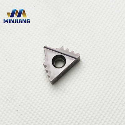 Carbure de tungstène durable Whitworth 55° fils de tuyauterie tournant inserts pour l'acier inoxydable